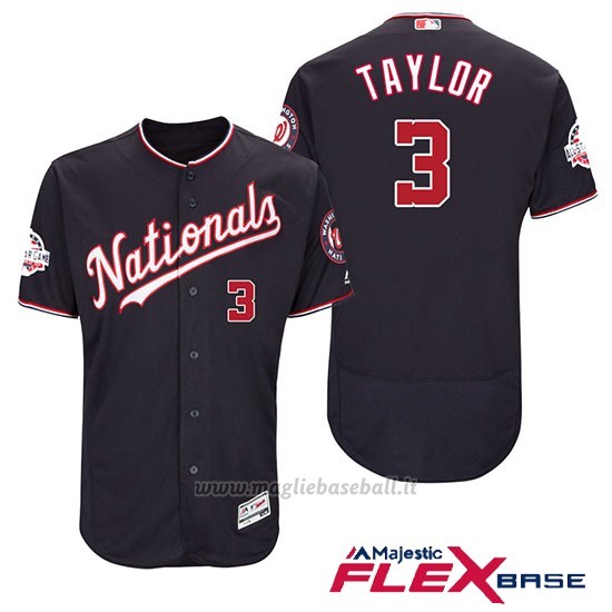 Maglia Baseball Uomo Washington Nationals Michael Taylor Blu 2018 All Star Alterner Flex Base